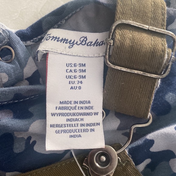 Tommy Bahama brand new two piece infant overall set - Picture 5 of 5